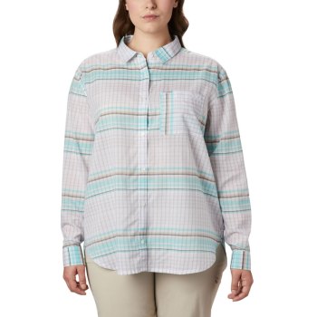 Dámské Košile Columbia PFG Sun Drifter II Long Sleeve Plus Size Viacfarebný SWAMDV514